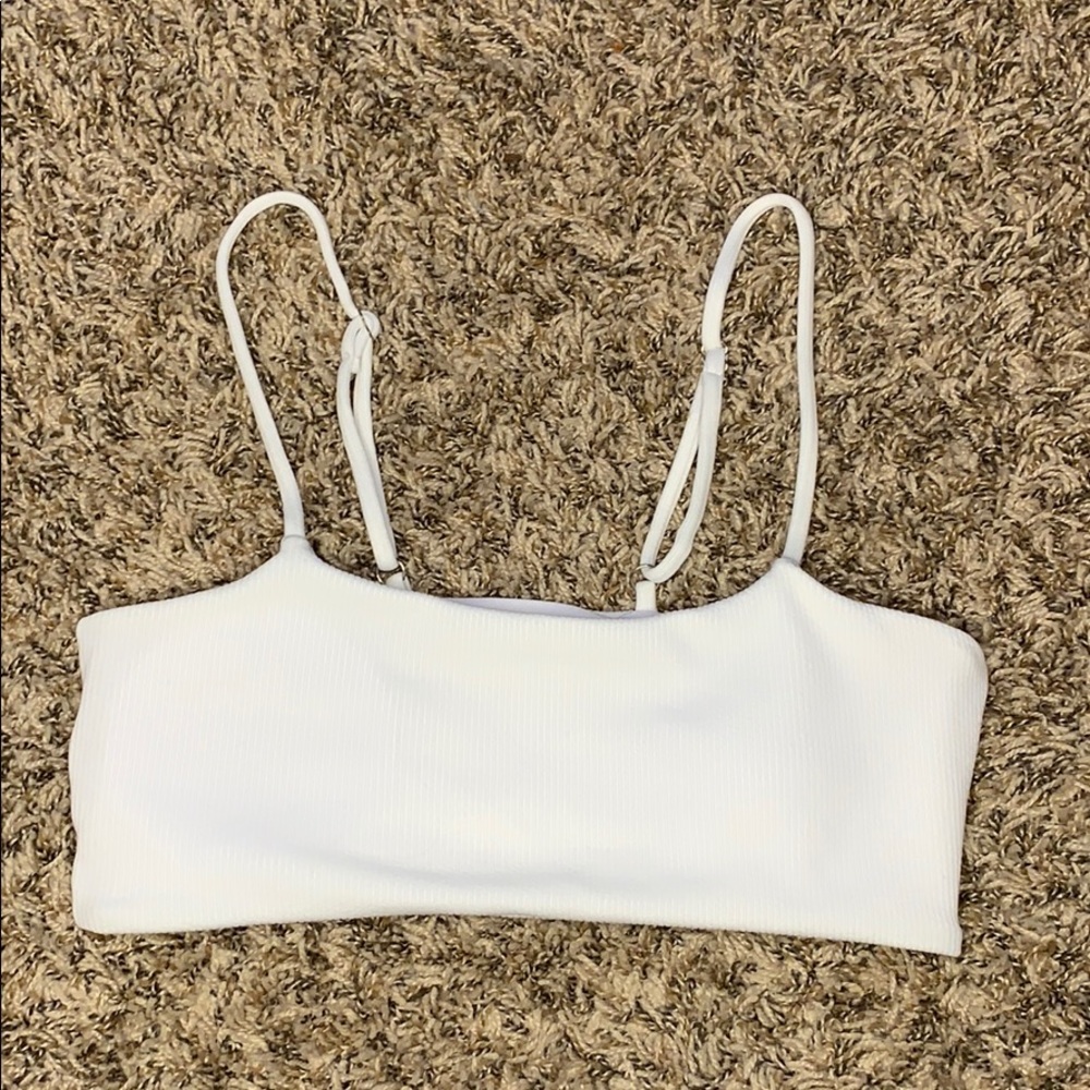 White bikini top